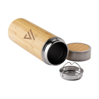 Logotrade promotional merchandise picture of: Osaka 360 ml bamboo thermo bottle/thermo cup