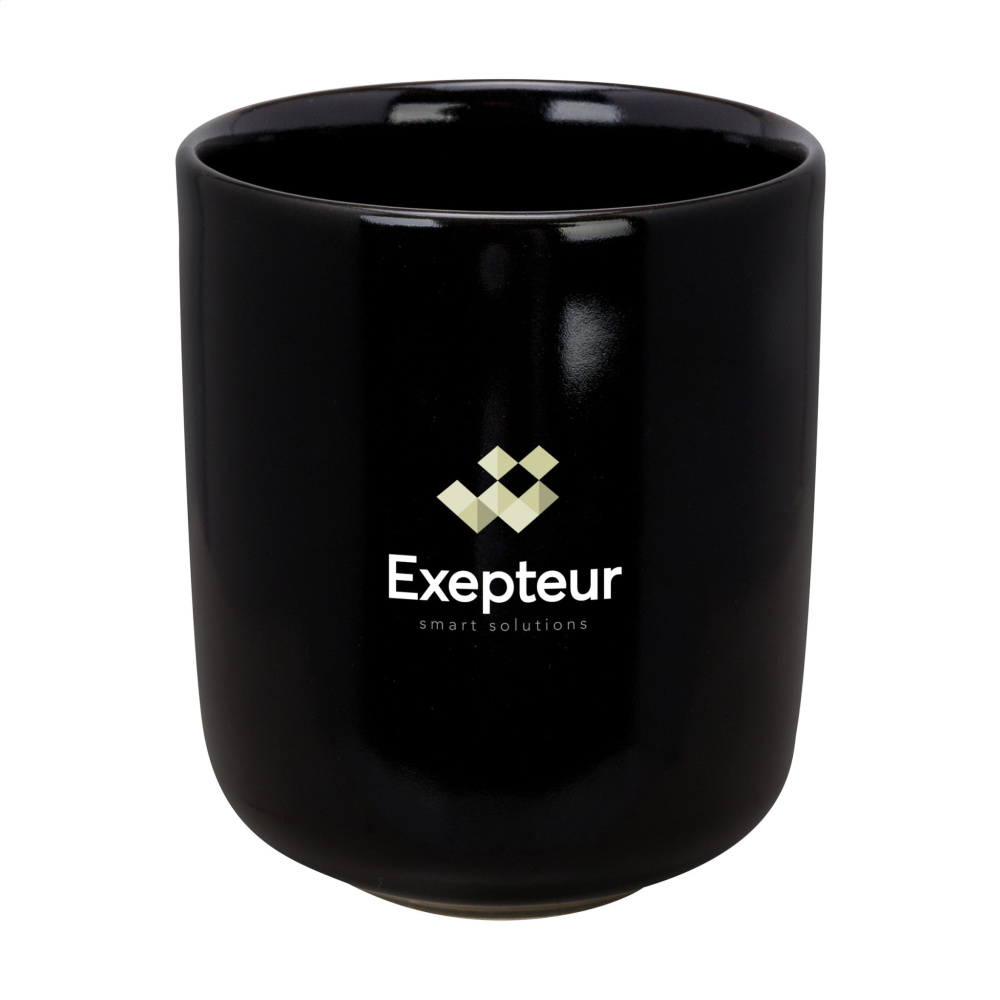 Logo trade promotional products picture of: Cadiz Black 350 ml drinking cup
