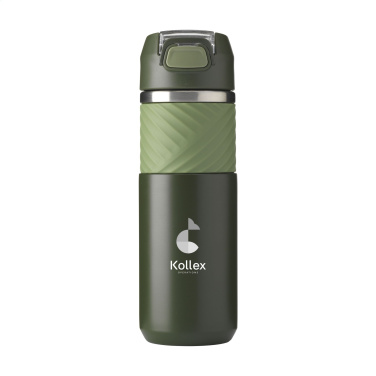 Logo trade promotional products image of: Lynn RCS Recycled Steel Bottle 500 ml