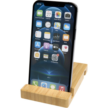 Logotrade business gifts photo of: Bubup bamboo 2-angled tablet and phone stand