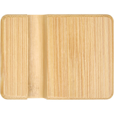 Logotrade promotional item picture of: Ebla bamboo phone stand