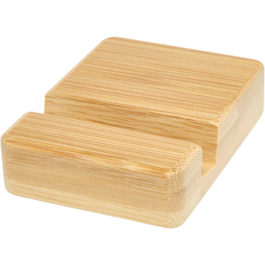 Logo trade promotional giveaways image of: Ebla bamboo phone stand