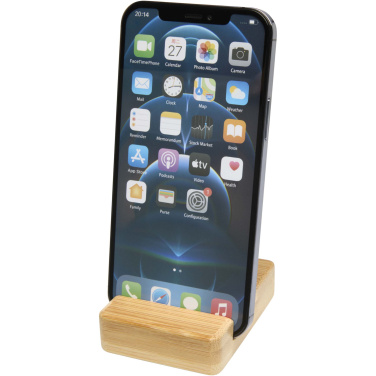 Logo trade corporate gifts picture of: Ebla bamboo phone stand