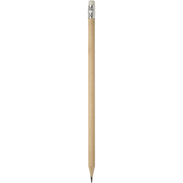 Logo trade promotional items image of: Graffo pencil with eraser