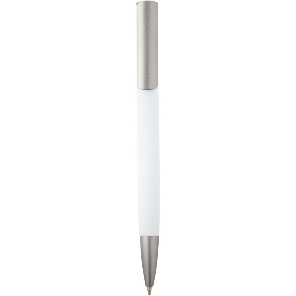 Logo trade promotional merchandise picture of: Ziguur recycled aluminium ballpoint pen (black ink)