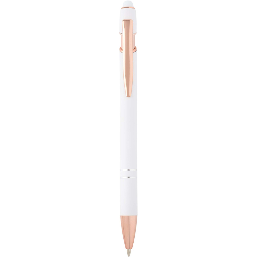 Logo trade promotional products image of: Nanna ballpoint pen with rose gold finish (black ink)
