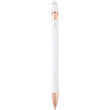 Logo trade promotional item photo of: Nanna ballpoint pen with rose gold finish (black ink)