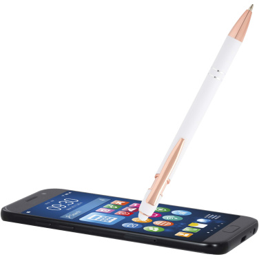 Logotrade corporate gift image of: Nanna ballpoint pen with rose gold finish (black ink)