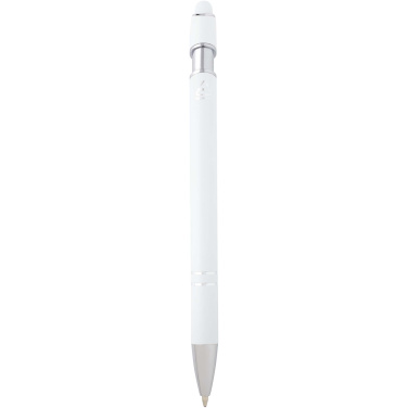 Logo trade business gift photo of: Kish ballpoint pen with silver finish (black ink)