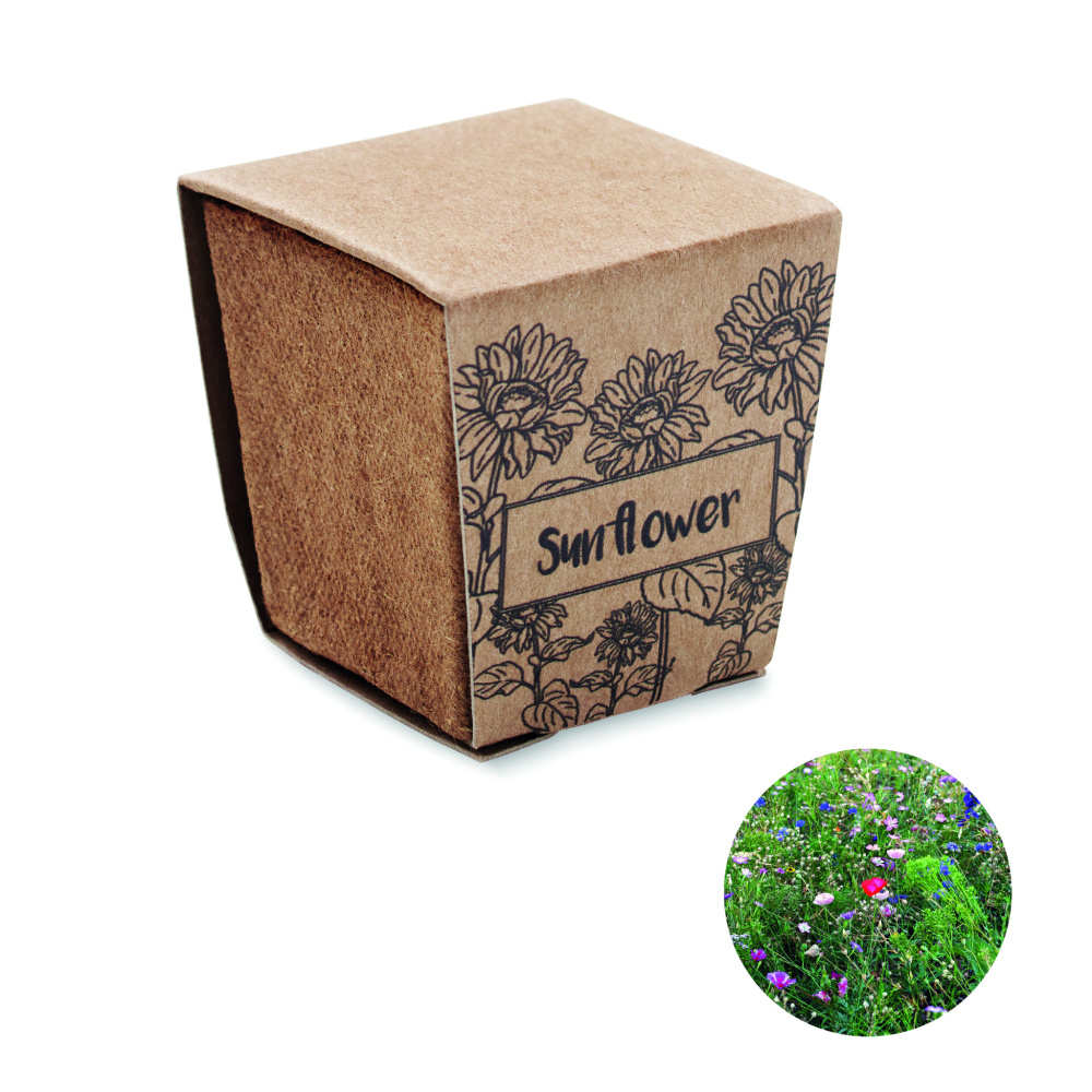 Logotrade business gift image of: Sunflower growing kit