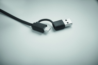 Logo trade promotional giveaway photo of: 60W retractable charging cable