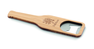 Logotrade business gift image of: Bamboo bottle opener