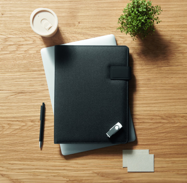 Logo trade promotional item photo of: A4 folder and wireless charger