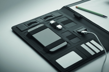 Logo trade promotional products picture of: A4 folder and wireless charger