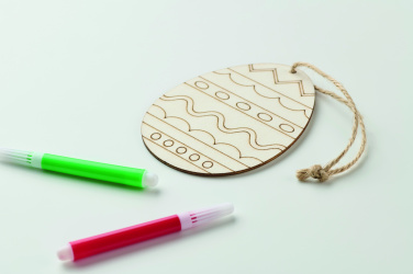 Logotrade promotional giveaways photo of: Wooden egg painting set