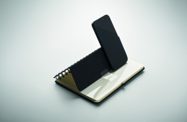 Logotrade promotional product image of: A5 notebook with phone holder