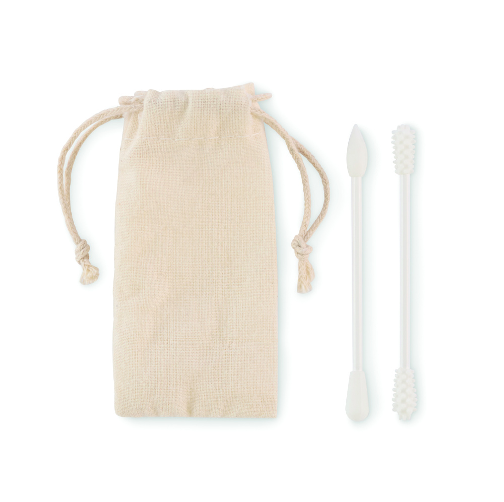 Logo trade promotional items image of: Reusable swabs set