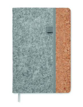 Logotrade corporate gift image of: A5 RPET cork notebook