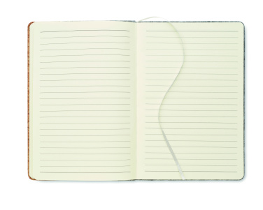 Logo trade promotional gift photo of: A5 RPET cork notebook