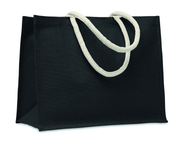Logo trade corporate gift photo of: Jute bag with cotton handle