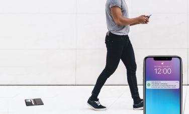 Logo trade promotional items picture of: Trackmate RCS rpolyester passport holder worldwide locating