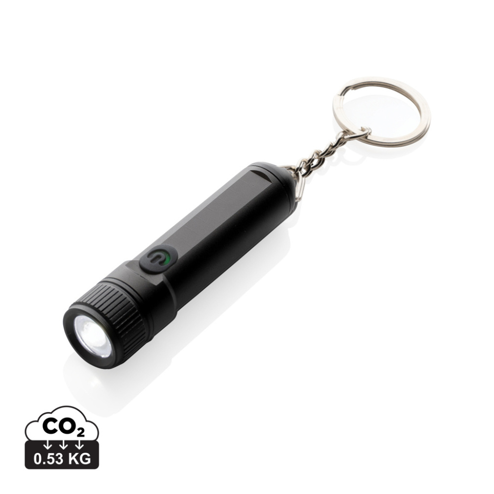 Logotrade promotional gifts photo of: Gear X rechargeable ultra bright keychain torch