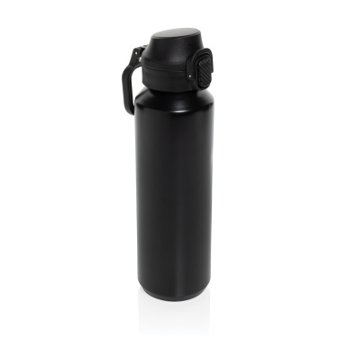 Logotrade advertising product picture of: Via RCS Re-steel lockable sport bottle 600ML