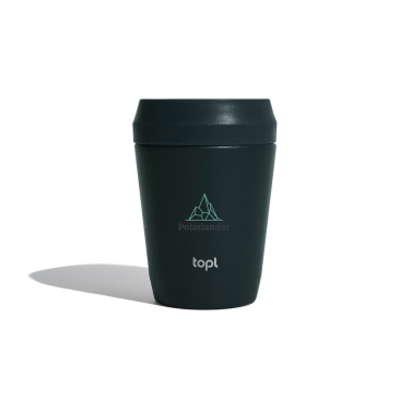 Logotrade corporate gift picture of: Topl Recycled Steel To Go Tumbler Patented 360 Lid 235ml