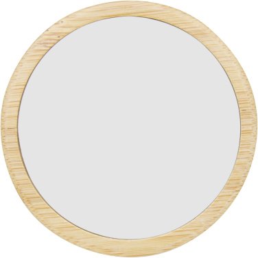 Logo trade promotional merchandise photo of: Lustre bamboo mirror