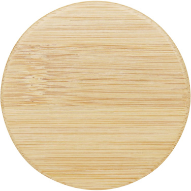 Logo trade promotional merchandise image of: Lustre bamboo mirror