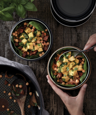 Logo trade promotional product photo of: Black+Blum Glass Lunch Bowl 750ml