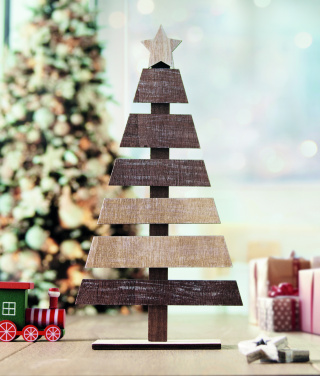 Logo trade advertising products image of: Wooden Christmas tree