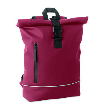 Logo trade promotional items picture of: Laptop 15" roll top PU backpack