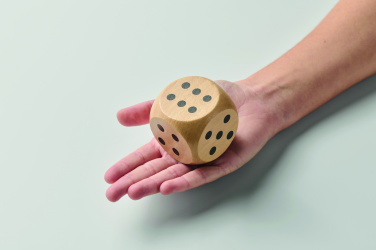 Logotrade advertising products photo of: Schima wooden dice 5cm dia