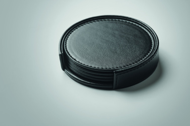 Logotrade promotional items photo of: Set of 4 PU coasters