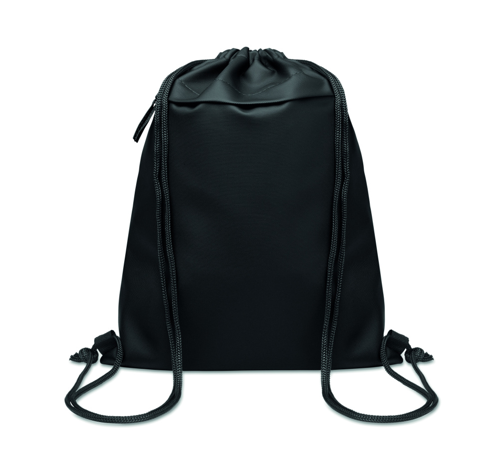 Logo trade promotional product photo of: Drawstring bag in 600D RPET