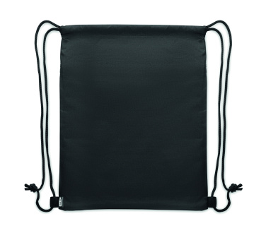 Logo trade advertising products image of: Drawstring bag in 600D RPET