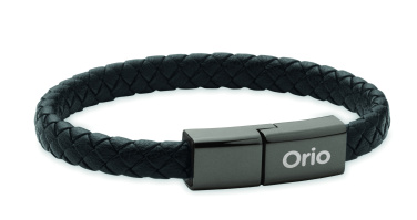 Logotrade promotional products photo of: Braided bracelet cable type-C