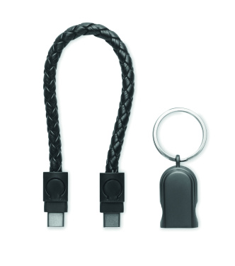 Logotrade promotional product image of: Key ring loop cable type-C