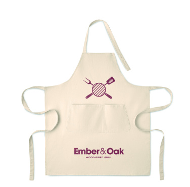 Logotrade promotional giveaway picture of: Organic cotton apron 240 gr/m²