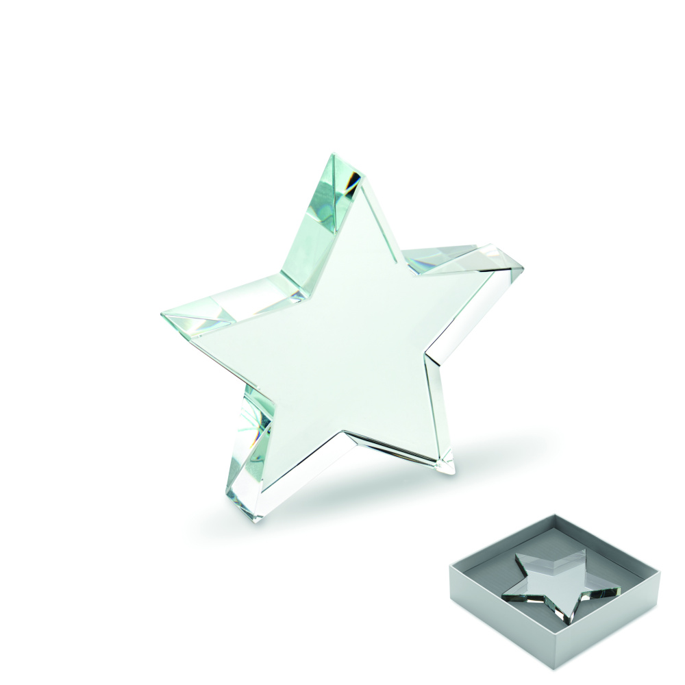 Logotrade corporate gift image of: Glass star award