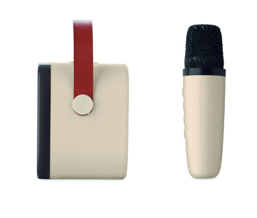 Logo trade promotional giveaways image of: Karaoke set speaker