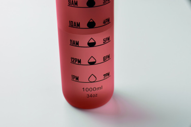 Logo trade promotional gift photo of: Sports water bottle RPET 1L