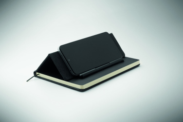 Logo trade advertising product photo of: A5 notebook with phone holder