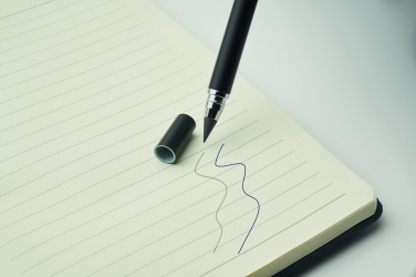 Logo trade promotional items image of: A5 notebook with phone holder