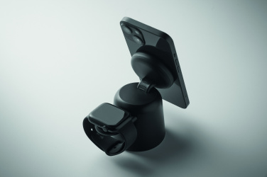 Logo trade promotional giveaways picture of: 3 in 1 wireless charger 15W