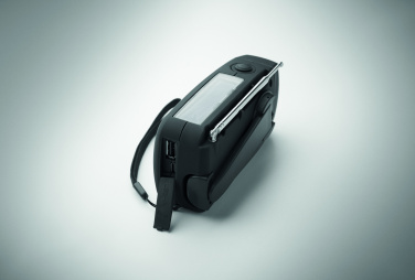 Logo trade corporate gifts picture of: Portable radio with LED torch