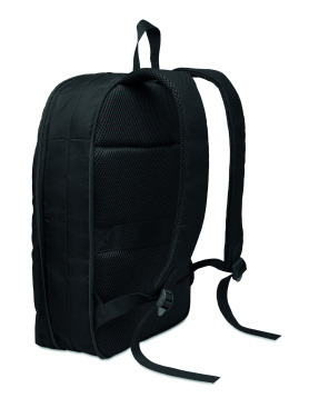 Logo trade promotional giveaways picture of: Expandable 600D RPET backpack