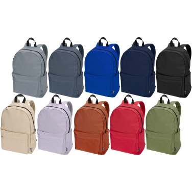 Logo trade promotional items image of: Byron 14" GRS recycled city laptop backpack 16L