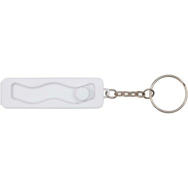 Logo trade promotional items image of: Aggia recycled plastic phone stand with fidget toy